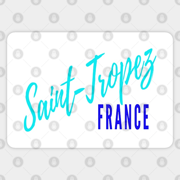 St Tropez France Sticker by Papilio Art